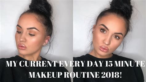 My Current Everyday Makeup Routine 2018 Abigail Tamsin Youtube