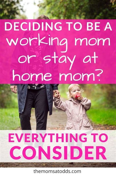 Working Mom Vs Stay At Home Mom What You Need To Think About Artofit