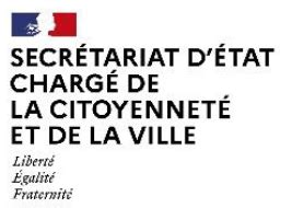 logo secretariat de l etat en charge de la citoyenneté et la ville