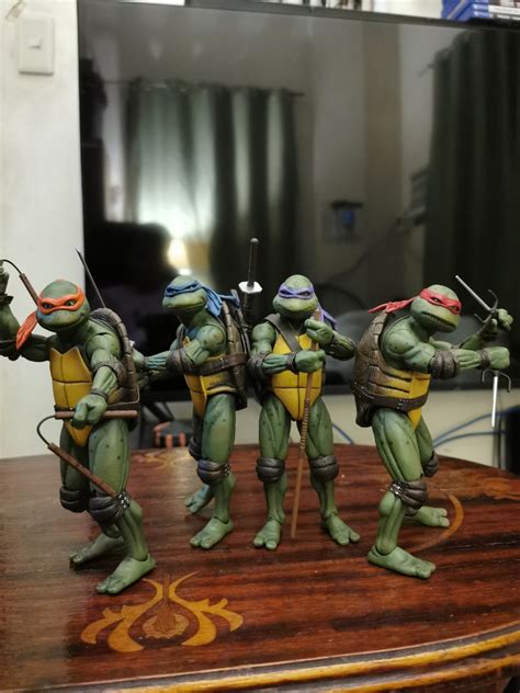 Ninja Turtles Action Figures Set (Authentic), Hobbies & Toys, Toys & Games on Carousell