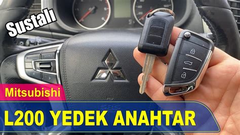 MITSUBISHI L200 YEDEK ANAHTAR KODLAMA SUSTALI YouTube