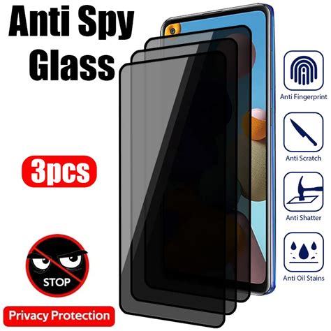 Verre anti espion pour Samsung verre guatémaltèque A53 A13 A52 A32