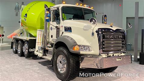 2020 Mack Granite Class 8 Commercial Cement Mixer Truck Youtube