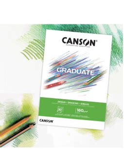 Block Dibujo Canson Graduate Dibujo A4 160gr 30 Hojas