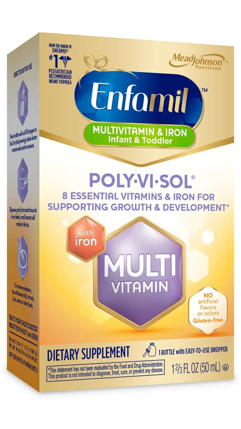 Enfamil Poly Vi Sol Multivitamin And Iron Supplement Drops For Infants