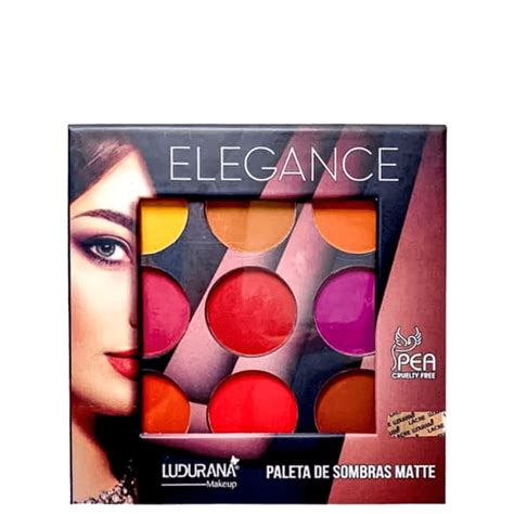 Paleta De Sombras Ludurana Elegance Matte Beleza Na Web