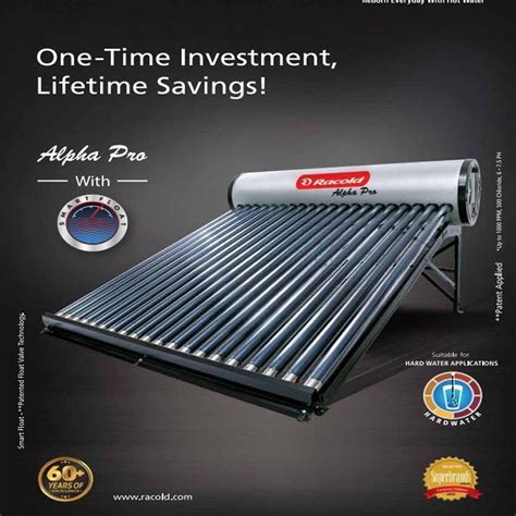 Racold Alpha Plus Solar Water Heater At Rs 19970 Racold Solar System