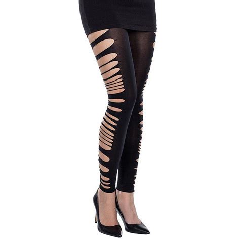 Zwarte Punk Rock Legging