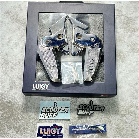 Jual Footstep Luigy Fs Model Sip Full Chrome Vespa Sprint Primavera