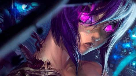 Motoko Kusanagi Hd Wallpaper From Ghost In The Shell By Hector Sevilla