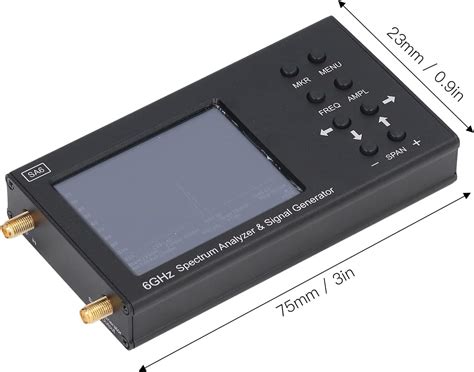 EATC Analizador De Espectro SA6 VNA De 6 GHz Analizador De Red