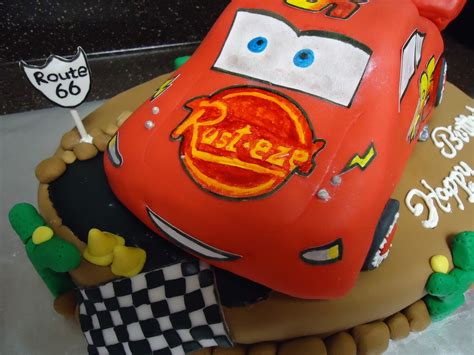 Lightning Mcqueen Car Cake - CakeCentral.com