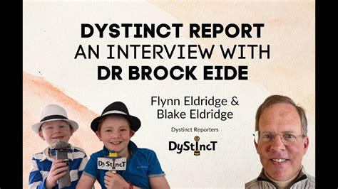 Dystinct Report Interview Of Dr Brock Eide By Flynn And Blake