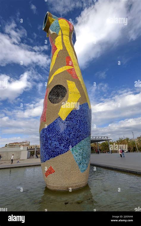 Sculpture Dona i Ocell Woman and Bird by Catalan artist Joan Miró