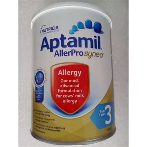 Bộ 3 lon Sữa Aptamil AllerPro Syneo 900g Số 3 dị ứng đạm sữa bò trên