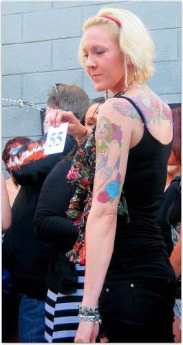 Tattoo Njembeng Sexy Woman Tattoos On Blond Woman Arm