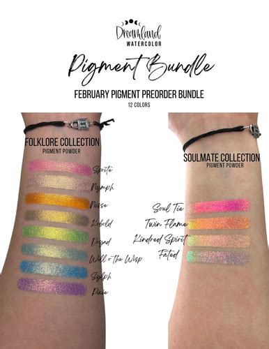 FEBRUARY PIGMENT BUNDLE Dreamland Watercolor