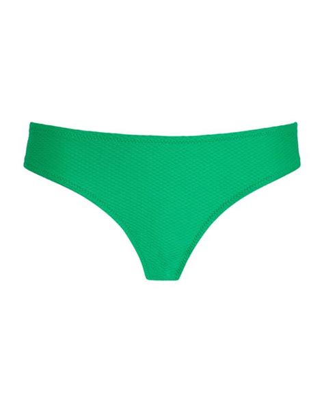 Heidi Klein Synthetic Fiji Bikini Bottoms In Green Lyst