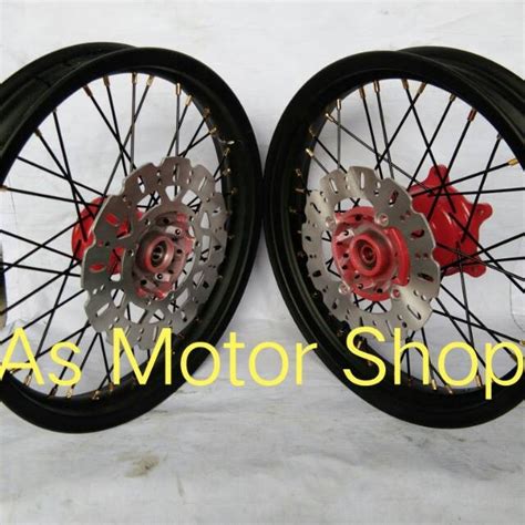 Jual Velg Super Moto Honda Crf150 Velg Tapak Lebar Tromol Bebas Pilih