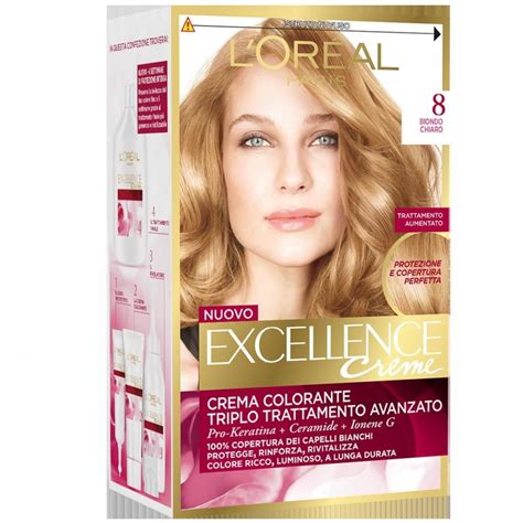 Loreal Paris Excellence Crema Colorante 8 Biondo Chiaro