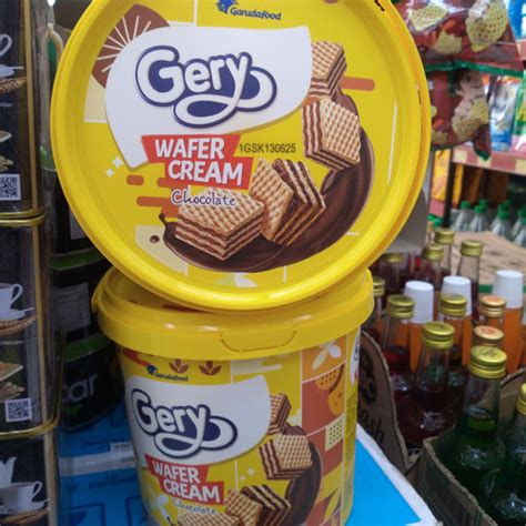 Jual Gery Wafer Cream Choco Bucket 250gr Wafer Coklat Ember Lebaran