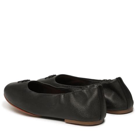 Baleríny Tommy Hilfiger Th Elevated Elastic Ballerina FW0FW07222 Černá