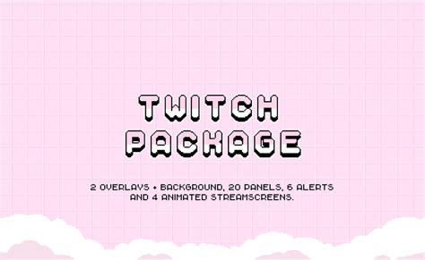 Cute Pixel Art Twitch Package Animated Animated Offline Etsy Canada