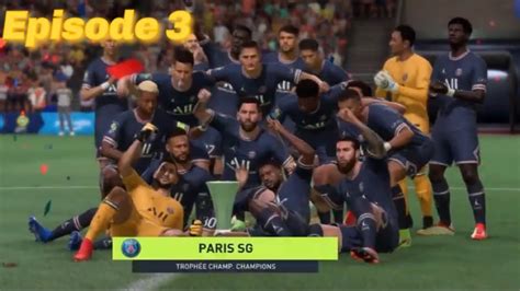 Fifa 22 PSG Career Mode Debuts Winning The Trophy Episode 3 YouTube