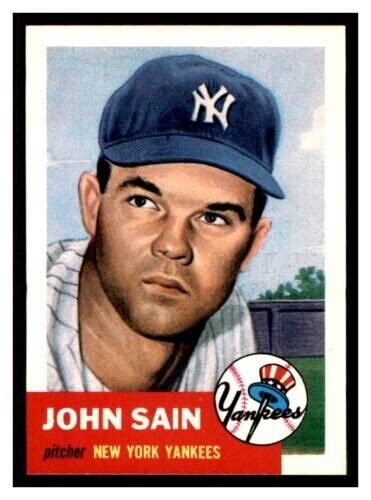 1991 Topps Archives 1953 119 JOHN SAIN New York Yankees EBay