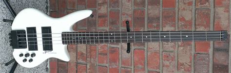 Steinberger Spirit Headless In White Loaded Lowend Bass Shop Vault