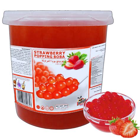 Strawberry Popping Boba 3kg