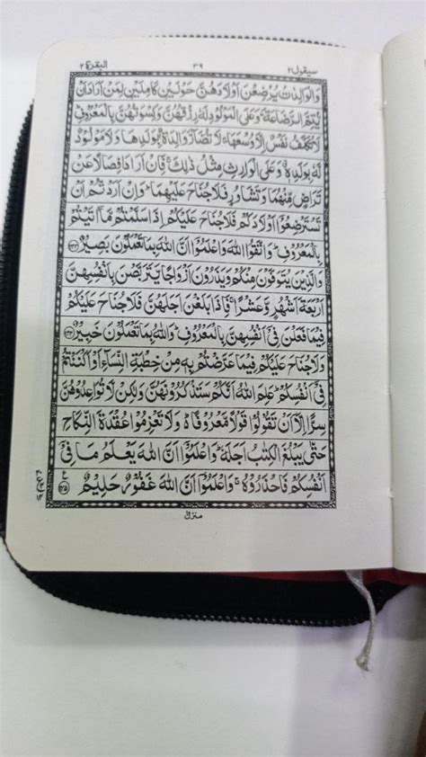 Hafizi Quran 15 Lines Per Page Indo Pak Script Gold Zip Case