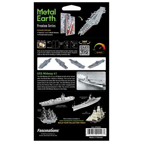 Metal Earth Premium Series USS Midway