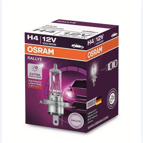 OSRAM H4 12V 100 90W P43T CLASSIC CAR HALOGEN HEADLIGHT BULB 4200K