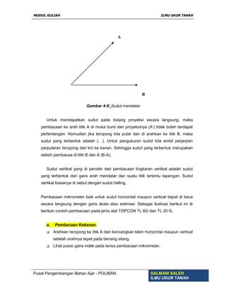 Pengkuran Jarak Dan Sudut Ilmu Ukur Tanah PDF