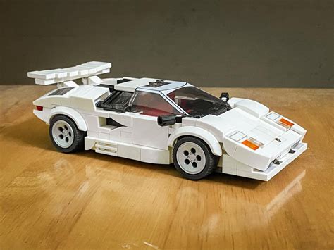 LEGO MOC Lamborghini Countach LP5000 Quattrovalvole 76908 MOD By