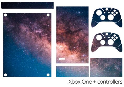 Galaxy Xbox Skin Stickers - TenStickers