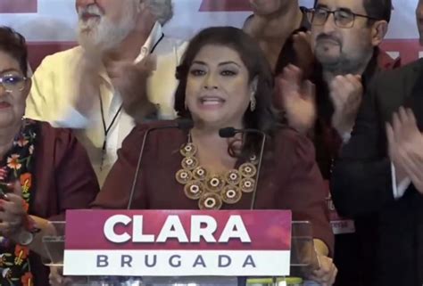 Clara Brugada Se Declara Ganadora Jefatura De Gobierno De Cdmx