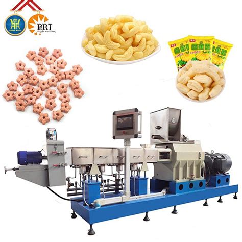 Fully Automatic Puff Making Machine Corn Puff Snacks Production Line