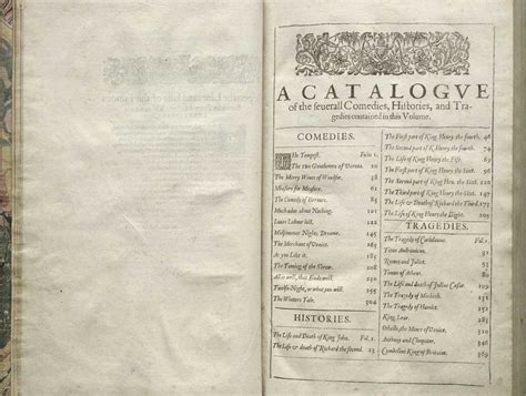 Shakespeare First Folio | Folger Shakespeare Library