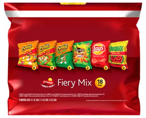 Frito Lay Fiery Mix Variety Pack Variety Packs