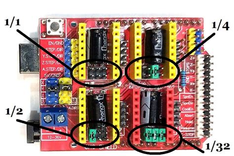 Cnc Shield V3 схема подключения шагового двигателя