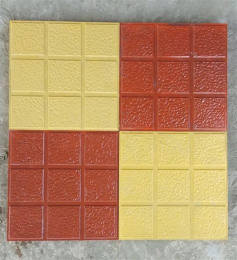 Chequred Cement Parking Tiles Tile Size X In Thickness Mm At