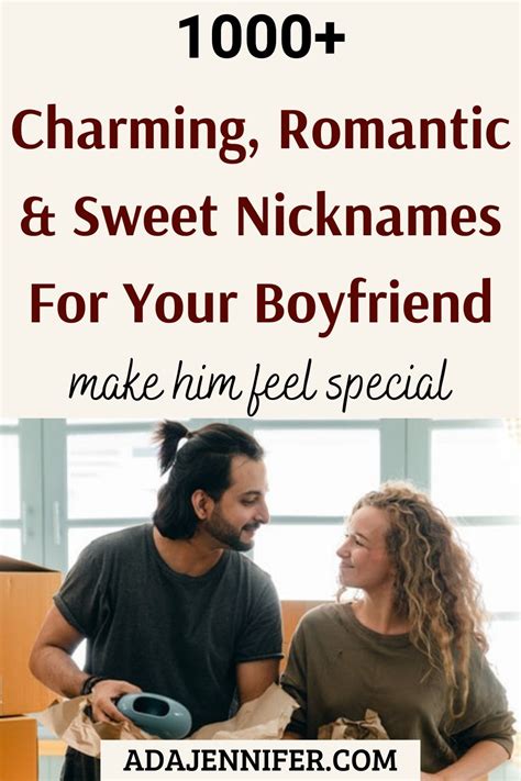 Cute Nicknames For Your Boyfriend