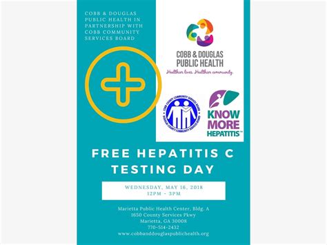 Cobb Douglas Public Health Offers Free Rapid Hep C Testing Marietta