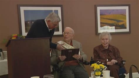 Danville Ca World War Ii Vet Celebrates 104th Birthday With Key To The