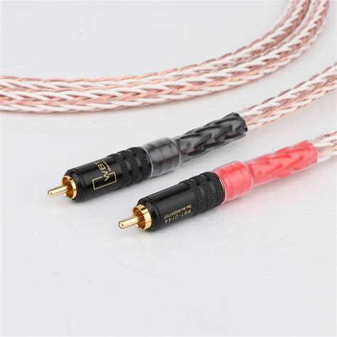 Hifi Tc N Occ Pure Copper Rca Cable Hi End Cd Amplifier Interconnect