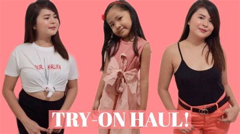 Pasalubong Haul Try On Ph Youtube