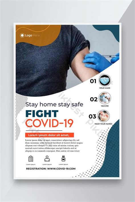 Fight covid-19 creative poster design for hospital poster and medical ...