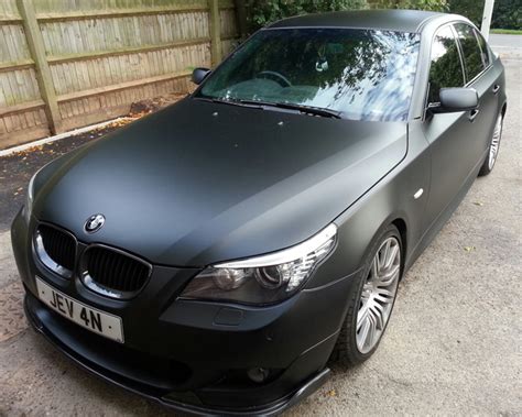 Car Wrapping | London Vehicle Wrap | Van Branding, BMW 525 Matte Satin ...